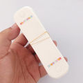 50PCS Hair Clip Half Folded Card Hair Accessories Cardboard Display Card Labels Hair Rope Packaging Hanging Tag Cardboard Label Luyo.