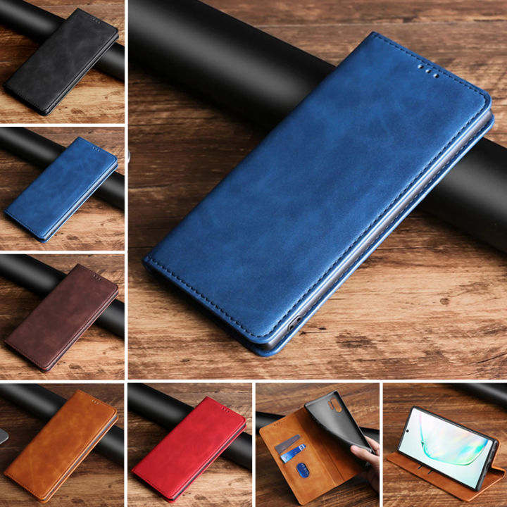 Leather Flip Case For Samsung Galaxy F62 F54 F52 F41 F34 F14 F13