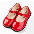 2021Spring New Childrens Girls shoes black student Leather shoes Girls Kids School Shoes Black Red White 3 4 5 6 7 8 9 10 15Year.