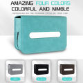 LI Car Tissue Box Square Napkins Tissue Bag Organizer Multi-functional Armrest Storage Box Automotive Interior. 