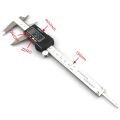 Digital Vernier caliper STEEL Calibres ELEctronic RULER CALIbrator MEtal CaliBer GAUGE PAchometer Analog Paqumeter-300mm.