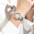 POEDAGAR Luxury Ladies Wristwatch Luminous Waterproof Date Week Woman Dress Watches Stainless Steel Women Watch Quartz Clock+Box.