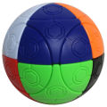 8-Color Ball Shaped Rubik's Cube Spanish Spherical Magic Cube. 