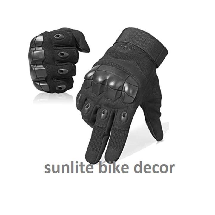 Motorcycle hand gloves  or hand gloves  for bikers. Black