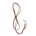 Retro PU Braided Pearl Belt Chain Versatile Women Leather Rope Waistband Love Buckle Jeans Dresses Clothing Accessories. 