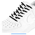 Flat Color Two-Color Stitching Shoe Laces Lace Up Sneakers Skateboard Boots Sports Shoelaces 1 pair. 