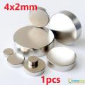 Disc Type Neodymium Strong Magnet- 4x2mm. 