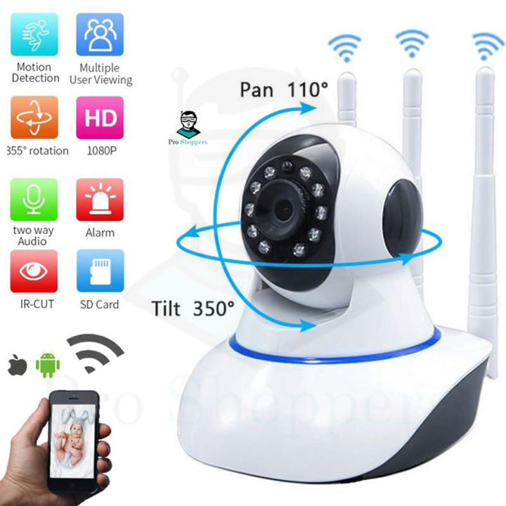 3%20Antenna%20WiFi%20IP%20Camera%20V380%20Pro%20WiFi%20Smart%20Net%20Camera%20IP%20Camera%20Smart%202%20MP%20THREE%20ANTENNA%20Wireless%20Home%20Security%20Camera%20-%20Image%205