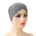 high quality criss cross muslim hijab inner hat underscarf pull on islamic scarf turban caps full headcover women headwrap.