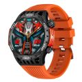 HT22 smartwatch 1.46 "men's sports and fitness tracker, heart rate, blood pressure, Bluetooth communication, IP68 waterproof compass. 