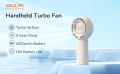 Jisulife FA43 Handheld Turbo Fan 4000mAh. 