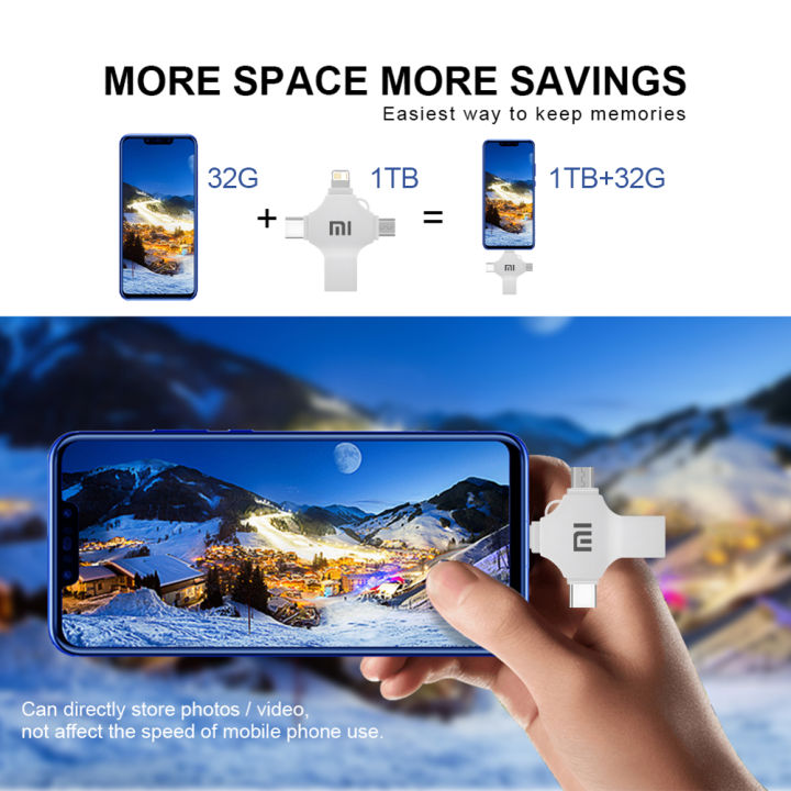 XIAOMI%202TB%20USB%20Flash%20Drive%20pendrive%20For%20iPhone%20/ipad%20Usb/Otg%204%20in%201%20Pen%20Drive%20For%20all%20iOS%20External%20Storage%20Devices/%20cell%20phone%20-%20Image%205