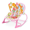 tiiBaby Infant to Toddler Rocker With Music And Vibration Baby Bouncer Automatic Rocking Chair With Soft Seat & Safety For Baby (Multicolour) LP. 
