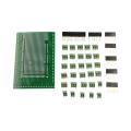 Terminal Block Shield Board Set Parts Prototype PCB Terminal Block Female Header Sockets Compatible with Arduino MEGA-2560. 