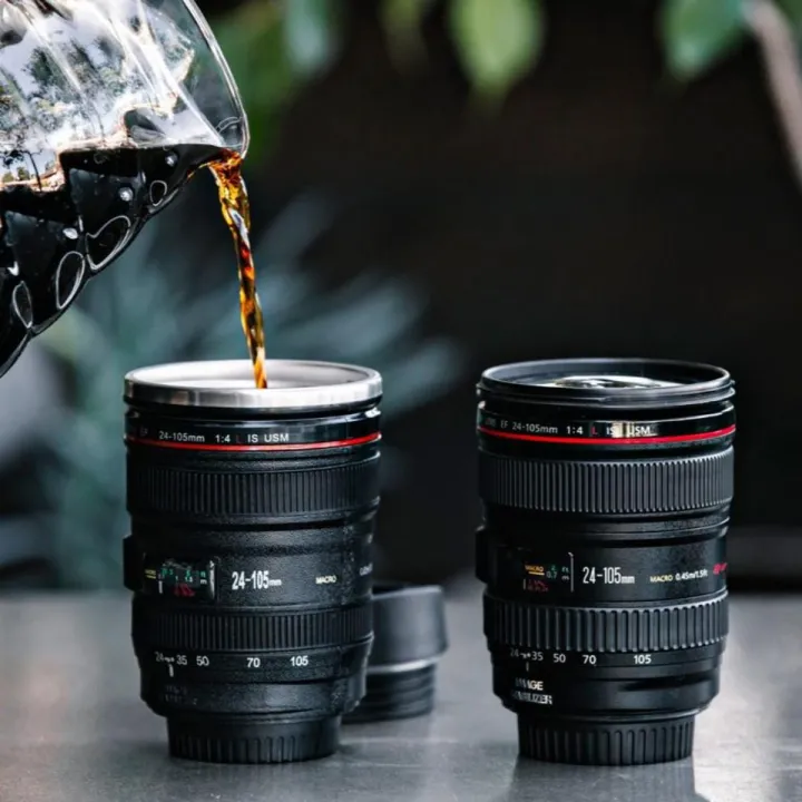 Camera Lens Mug - Unique Camera Lens-Shaped Mug For Stylish Beverage Enjoyment - Mug