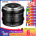 Venus Optics Laowa 7.5mm T2.1 Cine Lens MFT Mount Lens Micro Four Thirds Mount Lens for MFT Mount Cine Cameras MFT-Sized Sensor.