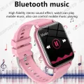 +2pc Straps Smart Watch Women Men Smartwatch 1.44'' Square Dial Call BT Music Smartclock For Android IOS Fitness Tracker Watches. 