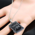 【Daily Necessities For Anyone Store】2020 Fashion Moon Sun Pentagram for Women/Men Witchcraft Book Necklace Jewelry joyas N19862. 