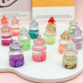 1/5Pcs Transparent Wish Glass Bottle Luminous Fruit Bottle DIY Handcrafted Keychain Hair Clip Accessories Toy. 