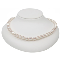 Single Line White Pearl Necklace Gift For- Women & Girls Mother of Pearl Necklace.