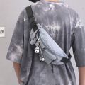 Pouch Bag Chest Bag Trendy Men's Chest Bag Fashion Personality Boys' Small Satchel Leisure Messenger Bag Men's Ins Trendy Waist Bag Men's Single Shoulder Bag Bag Bag Lelaki Porch Bag Waist Bag. 