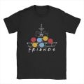 Fountain Umbrellas Friends TV Show T-Shirts Men Funny 100% Cotton Tees Round Neck Short Sleeve T Shirts Printed Tops. 