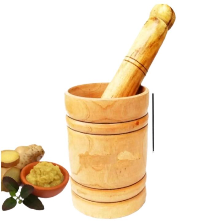 Big Size Wooden Haman Dista Best Quality 7" Kitchen Pestle-1 Piece