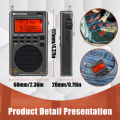 Retekess TR110 Portable SSB Shortwave Radio Full Band Radio MW FM Shortwave Airband CB NOAA Weather Alert FM Stereo Clock Sleep Timer 1000 Preset Stations.