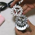 Baecue Frame Gear Replacement Parts Heat Resistant Accessories Automatic Revolving Mini Harde Wheel Aluminum. 