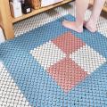 DIY household bathroom anti-skid mat Simple cut-out water barrier Cuttable bathroom shower room PVC floor mat. 