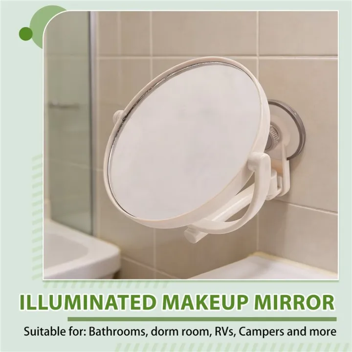 Bath%20Mirror%20Cosmetic%20Mirror%201X/3X%20Magnification%20Suction%20Cup%20Adjustable%20Makeup%20Mirror%20Double-Sided%20Bathroom%20Mirror%20-%20Image%205