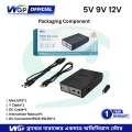 WGP Mini DC UPS for Router, Onu, CC Camera 5, 9, 12 Volt Output. 