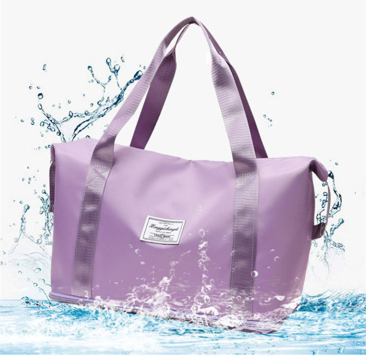 Women Traveling Bag Waterproof Big Size Travel Handbag For Girls Sports Fitness Bag Adjustable Gym Yoga Bag - Travel Bag - Travel Bag