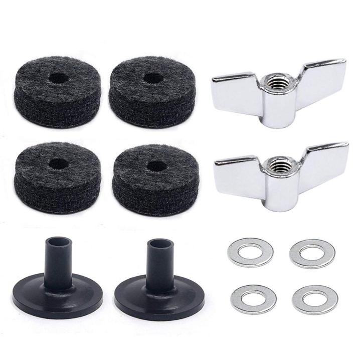 Drum Accessories Kit: Cymbal Felts, Cymbal Sleeves, Wing Nuts , Cymbal Felts
