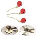 NCANRUI 3Pcs Ceiling Fan Switch 3 Speed 4 Wire ZE-268S1 Fan Pull Chain Switch Replacement Speed Control Switch Chandelier Switch.