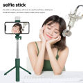 Multifunctional Selfie Stick Bluetooth-compatible Portable Phone Stand Extendable Holder Aluminium Alloy Wireless Remote Shutter. 
