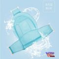 Baby Foldable Bath Tub Pad Adjustable Comfortable Non-Slip Baby Bath Seat Infant Safety Shower Antiskid Cushion Plastic Net Mat Baby Shower Net Bathtub Sit Up Mesh for Newborn.