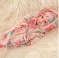 Yfashion 10 Inch ulation Doll Durable Vinyl Reborn Doll Baby oy Height:Closed-eye irl. 