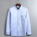 BAMBOOPLE Men's Double Collar Shirt Long Sleeves Fashion Formal Business Dress Shirt Casual Slim Fit Non-Iron Top AEchoice. 