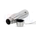 Prox Stainless Steel Vacuum (1000ml) Single Layer SS Non Thermal Silver Water Bottle_WB-2159. 