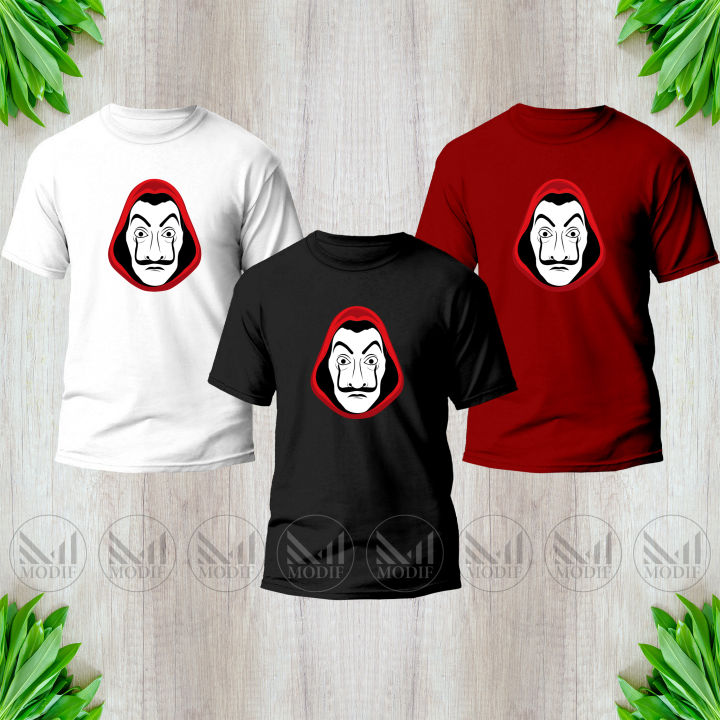 Money Heist Graphic Design T-Shirt Made With Premium Cotton Unisex Round Neck Short Sleeve