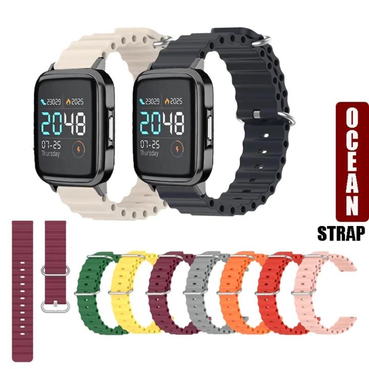 Watch silicon strap 20 22 mm For silicon straps 20 mm 22 mm watch belt
