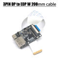 30pin 40pin DP to EDP driver board TYPEC EDP signal adapter board EDP cable 4k 8K 120HZ for 30p 40p Computer LCD display screen. 