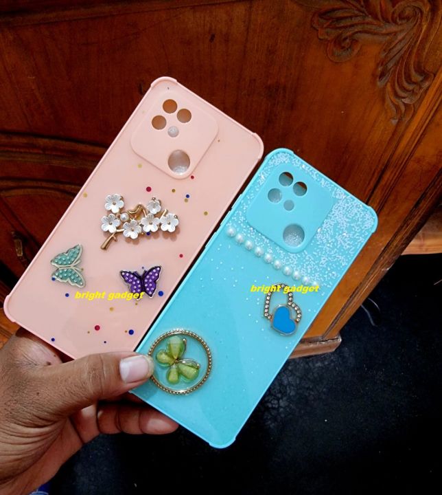 For%20Redmi%2010c%203D%20Flexible%20Pc%20Butterfly%20Fashionable%20Ladies%20back%20Cover%20with%20camera%20protection%20-%20Phone%20-%20Image%202