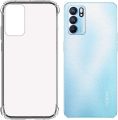 Oppo Reno6 Pro 5G Transparent Soft & Flexible TPU With Bumper Mobile Cover.