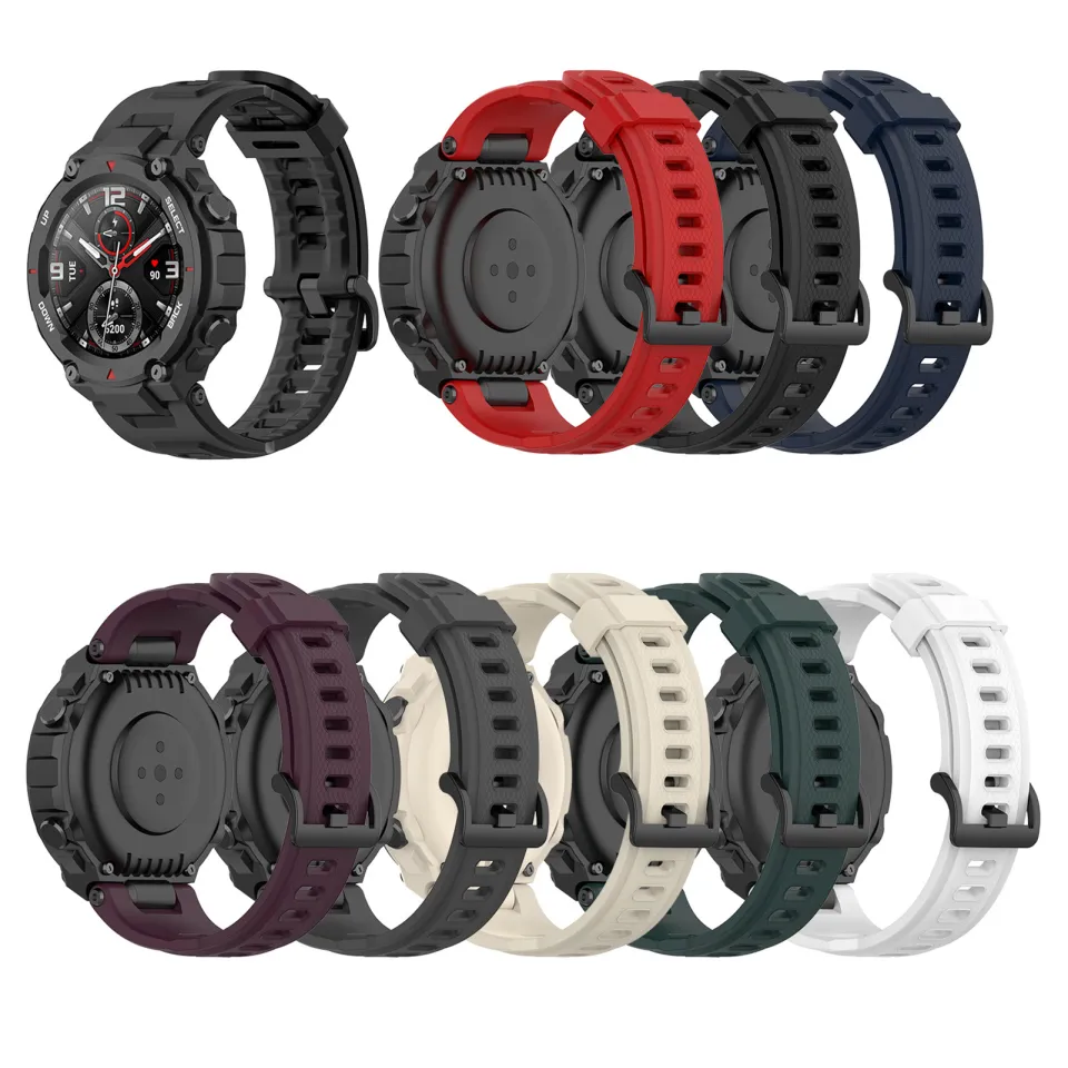 New) unisex portable wristwatch strap soft silicone adjustable