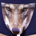 4XL Large Size Male Underwear Funny Cool Underpants Wolf Modal U Convex Underware Men Boxers Comfortable Soft boxer shorts man. 