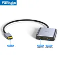 4K60Hz Displayport to 2HDMI Splitter Displayport HDMI Adapter DP to 2HDMI Hub MST Display for Laptop Monitor Desktop GraphicCard. 
