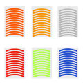 Reflective Tire Sticker Safety Stickers Decorative Bicycle Reflective Strip Skid Sunlight Mall.