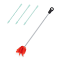 1Set Red Cement Mixer Epoxy Mixer 14inch Stirrer Paddle for Drills-3 Stir Sticks Concrete Mixer. 